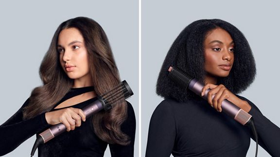 Multi-styler séchant Dyson Airwrap Co-anda2x™ - cheveux bouclés à frisés (Jaspe Fleur de Prunier)
