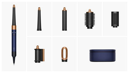 Multi-styler Dyson Airwrap i.d.™ - Cheveux raides à ondulés (Bleu de Prusse)