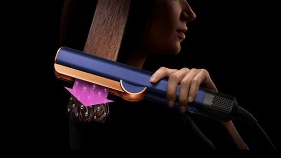 Dyson Airstrait™ Lisseur-séchant (Soie Ambrée)