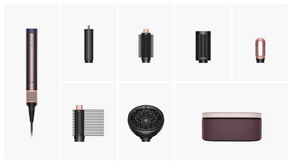 Multi-styler séchant Dyson Airwrap Co-anda2x™ - cheveux bouclés à frisés (Jaspe Fleur de Prunier)