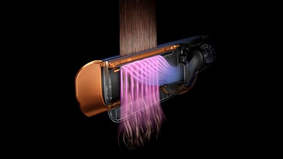 Dyson Airstrait™ Lisseur séchant Velours Rouge
