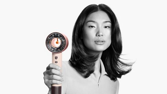 Sèche-cheveux Dyson Supersonic Nural™ cheveux bouclés à frisés Rose Céramique