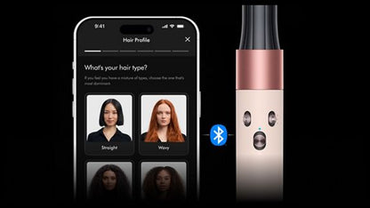 Multi-styler Dyson Airwrap i.d™ - cheveux bouclés à frisés (Soie Ambrée)