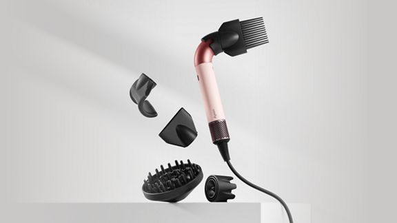 Sèche-cheveux Dyson Supersonic r™ - cheveux bouclés à frisés (Rose Céramique)
